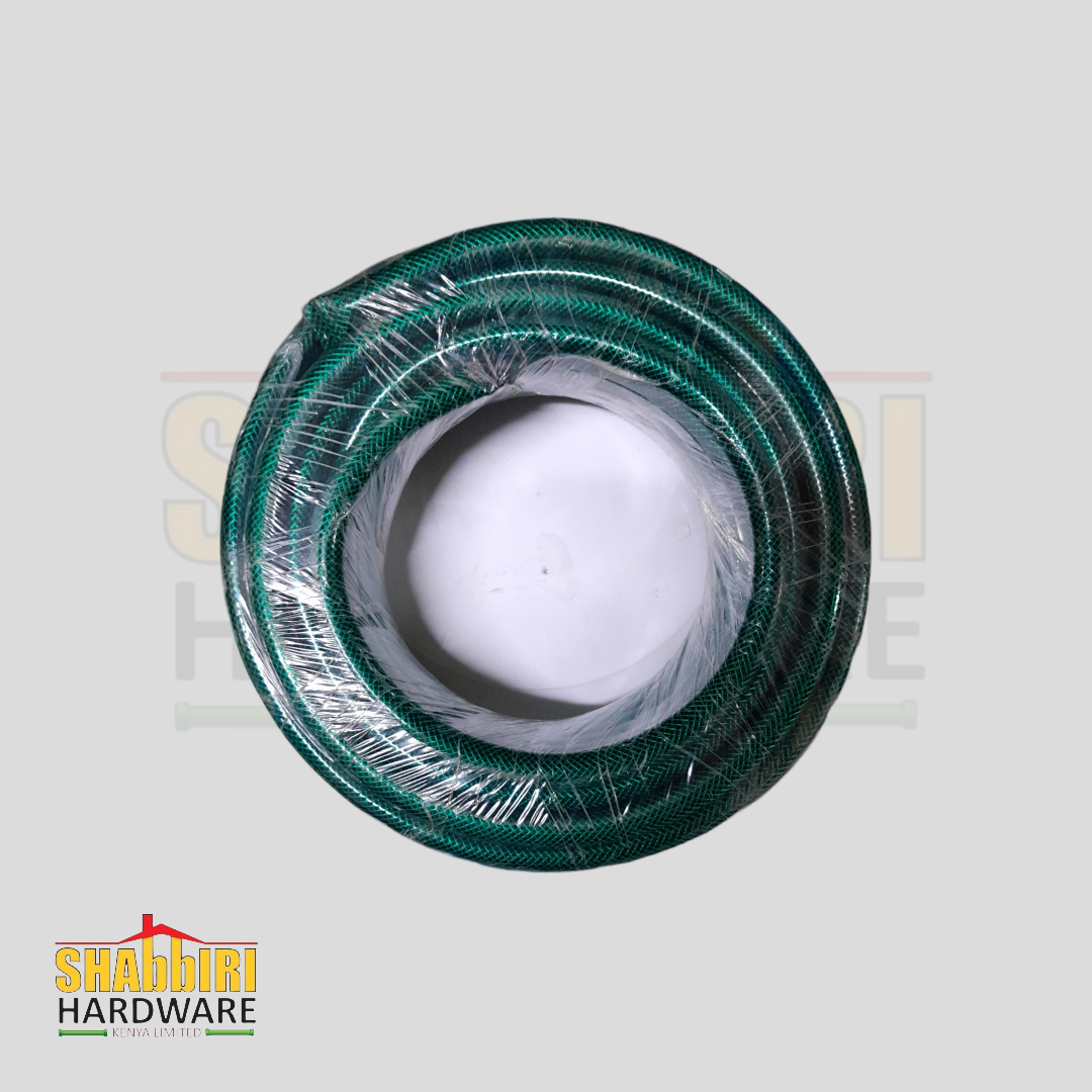 BRAIDED GREEN HOSE PIPE 1/2 X 60FT