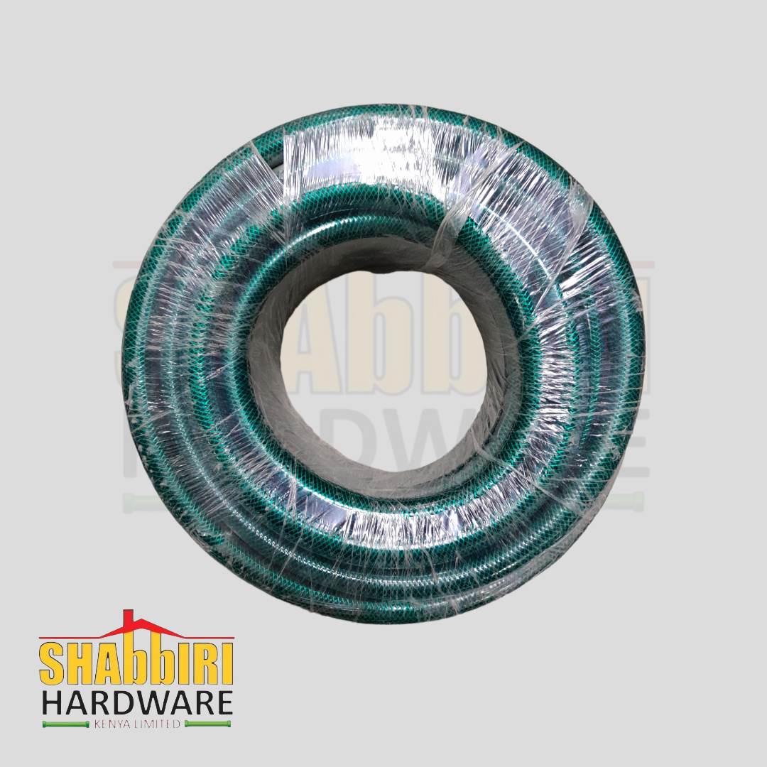 BRAIDED GREEN HOSE PIPE 3/4 X 60FT