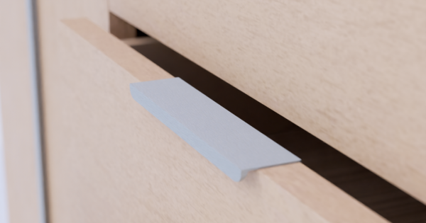 MATT SILVER CABINET HANDLE