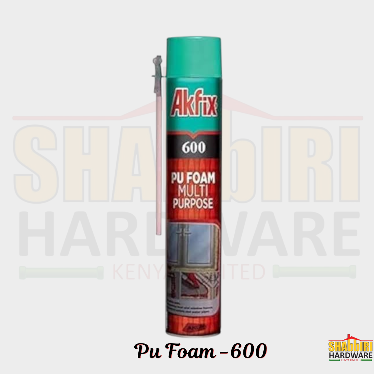 Akfix 600 PU Foam Multipurpose 750ml – Expanding Polyurethane Foam in Kenya