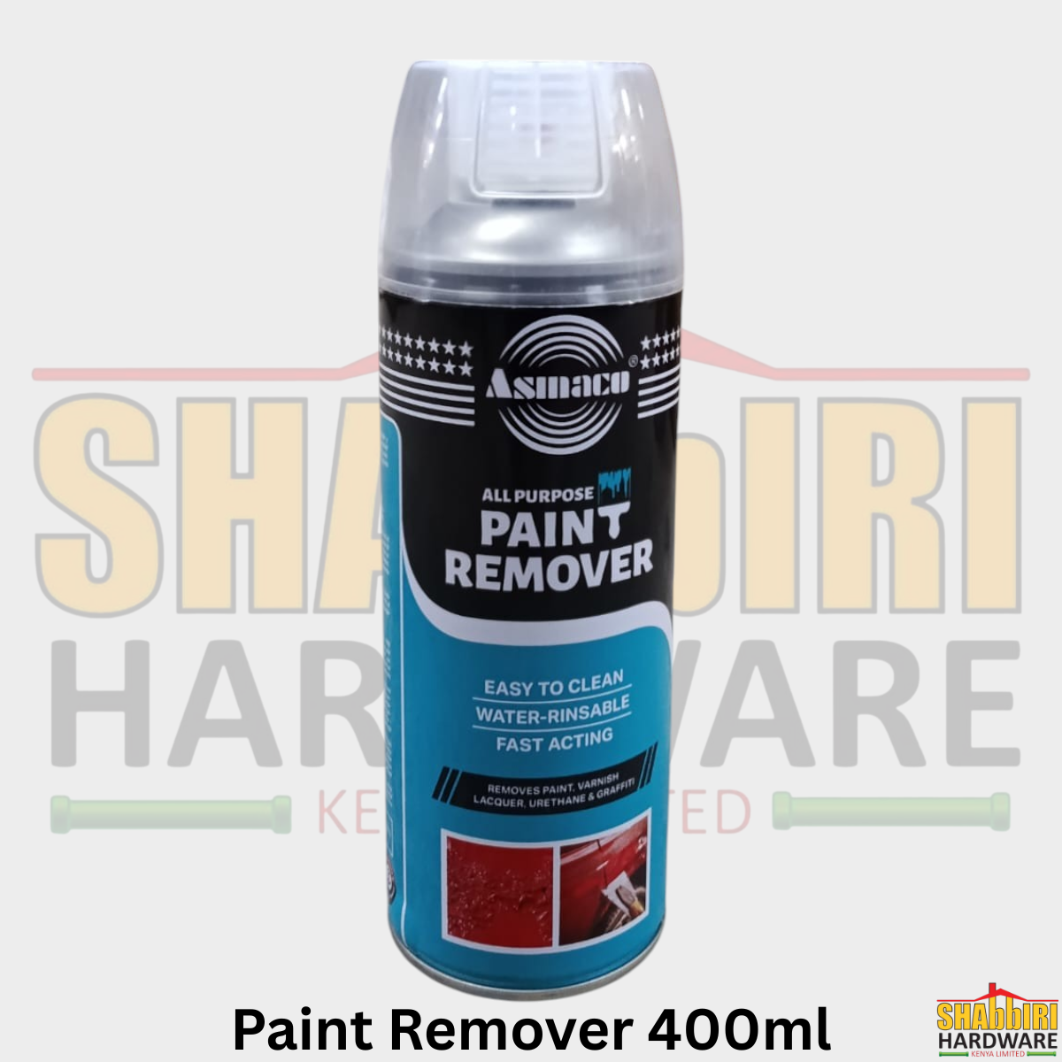Asmaco All Purpose Paint Remover Spray 400ml – Fast Acting Paint, Varnish & Graffiti Stripper in Kenya