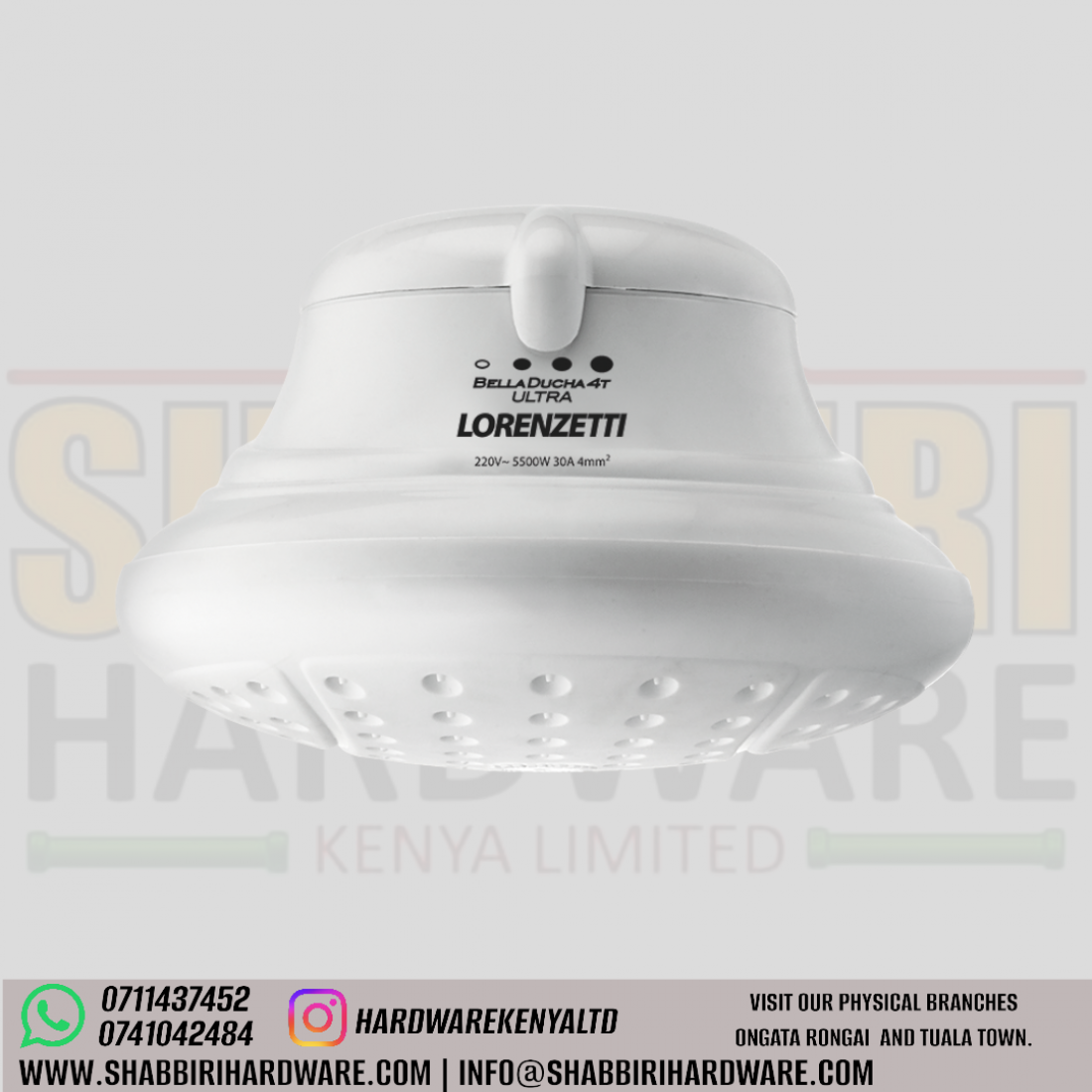 INSTANT SHOWER LORENZETTI - BELLA DUCHA 4T ULTRA