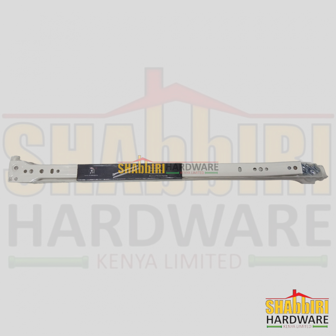 DRAWER SLIDER/RAIL WHITE  18"