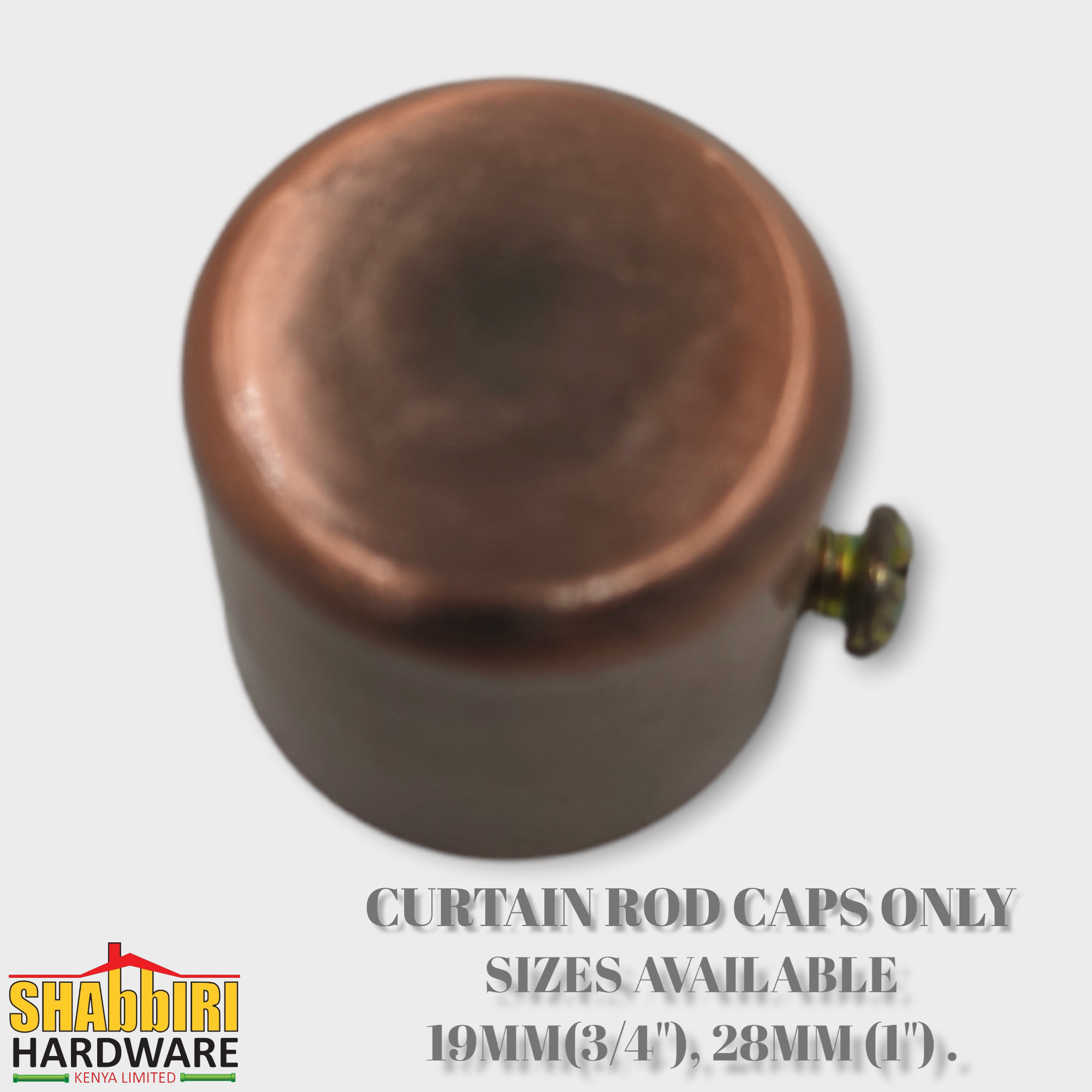 CURTAIN ROD CAP ONLY 28MM