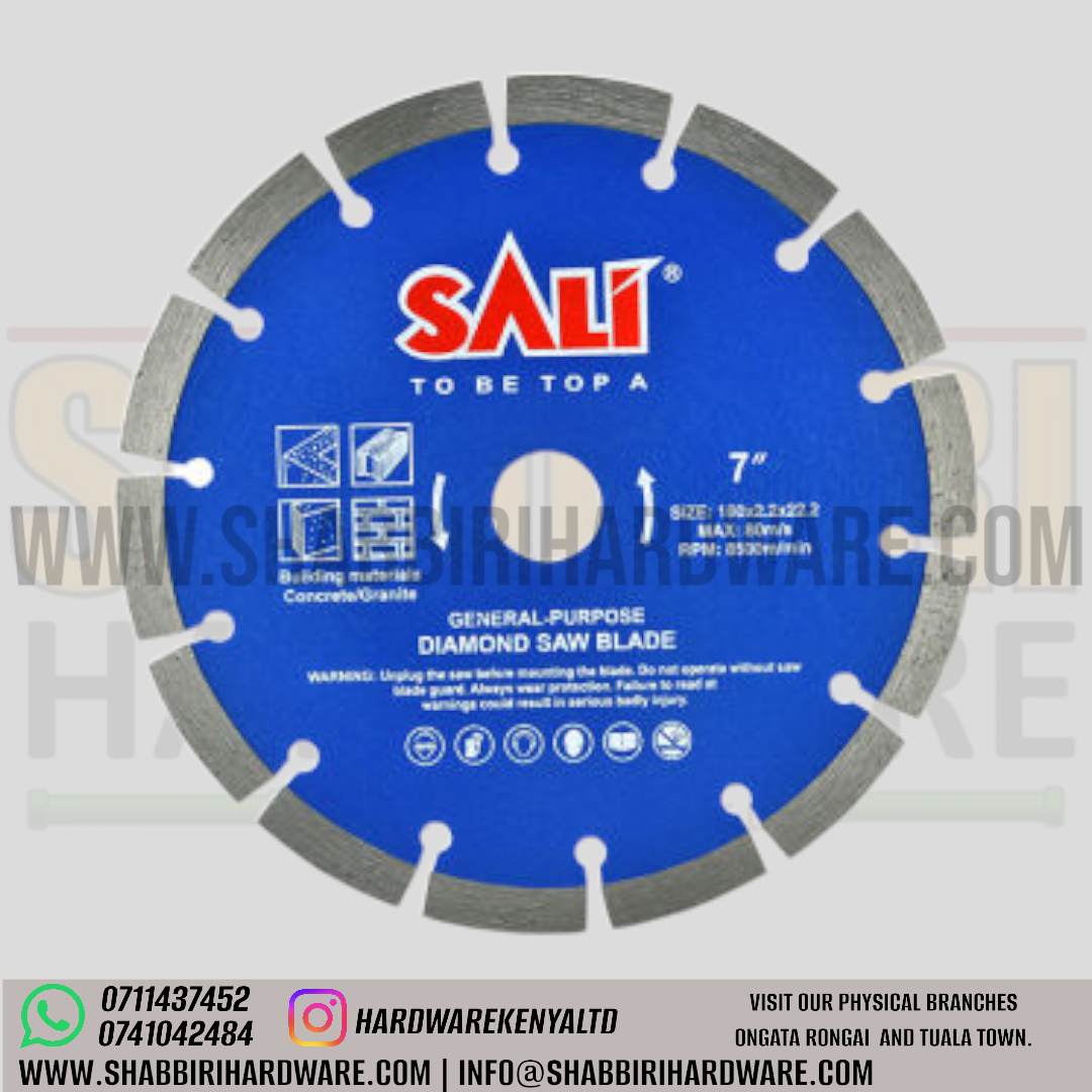 DIAMOND CUTTING DISCS SALI 7"