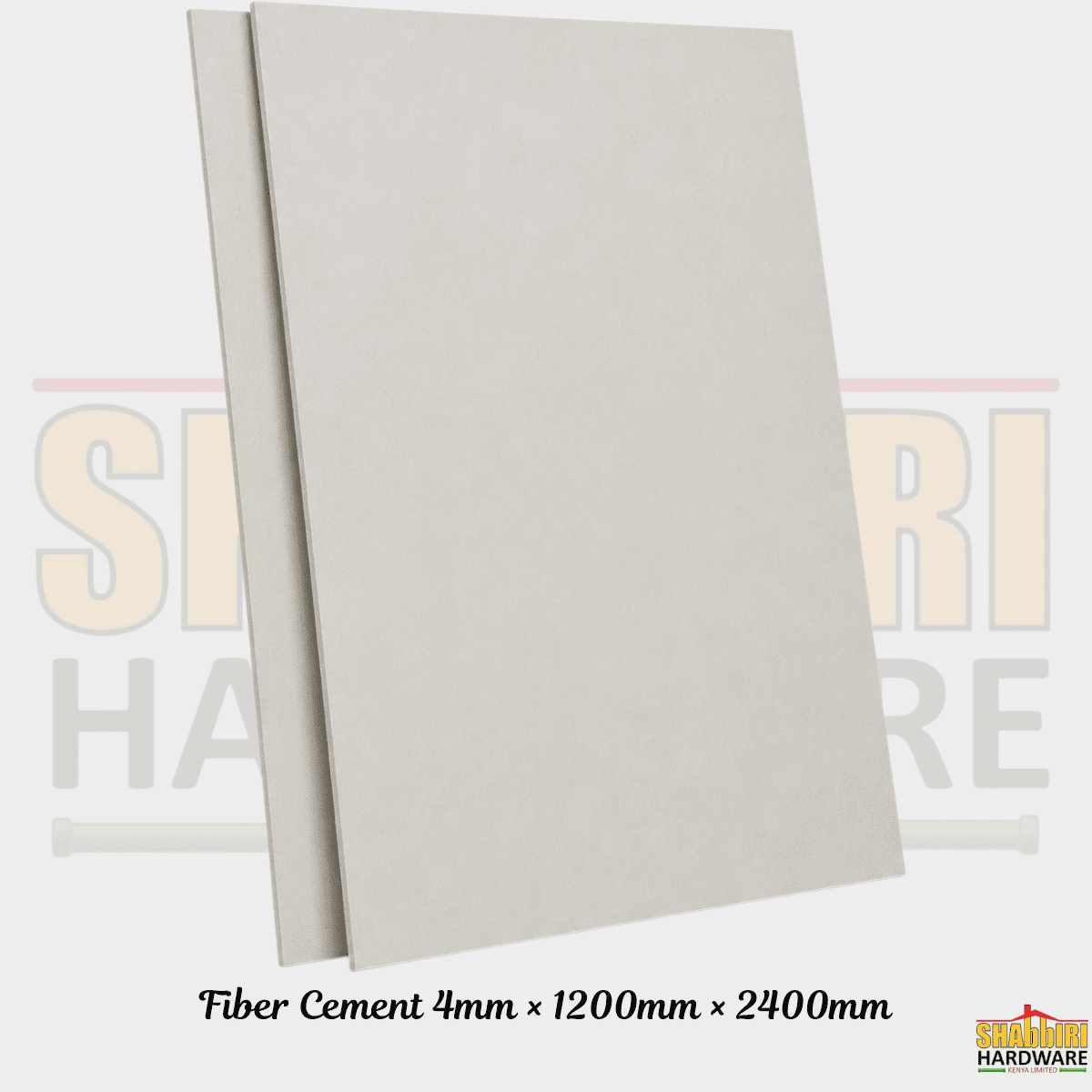 Fiber Cement Smooth Board 4mm × 1200mm × 2400mm |Paintable Cement Board Kenya