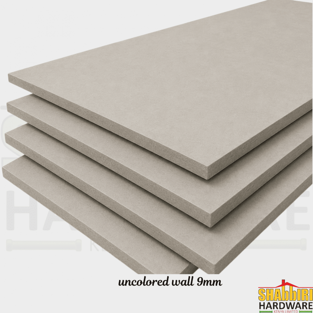 Fiber Cement Smooth Board 9mm × 1200mm × 2400mm
