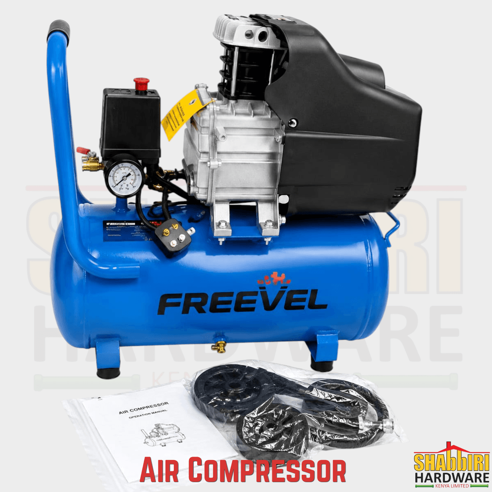 Freevel DA 1500-25 Air Compressor 25L 1500W 8 Bar – Portable Direct Drive Compressor