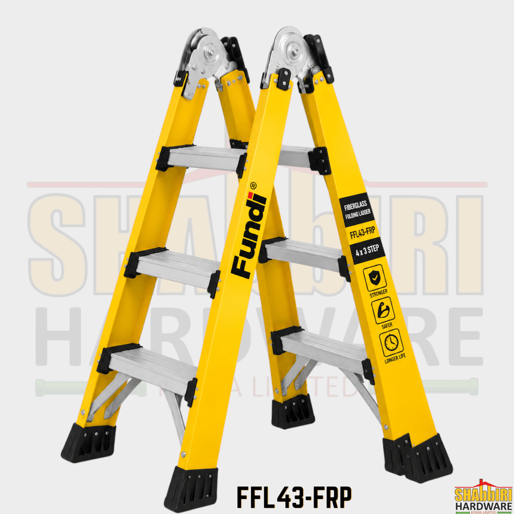 Fundi FFL43-FRP Fiberglass Folding Ladder 4x3 Step
