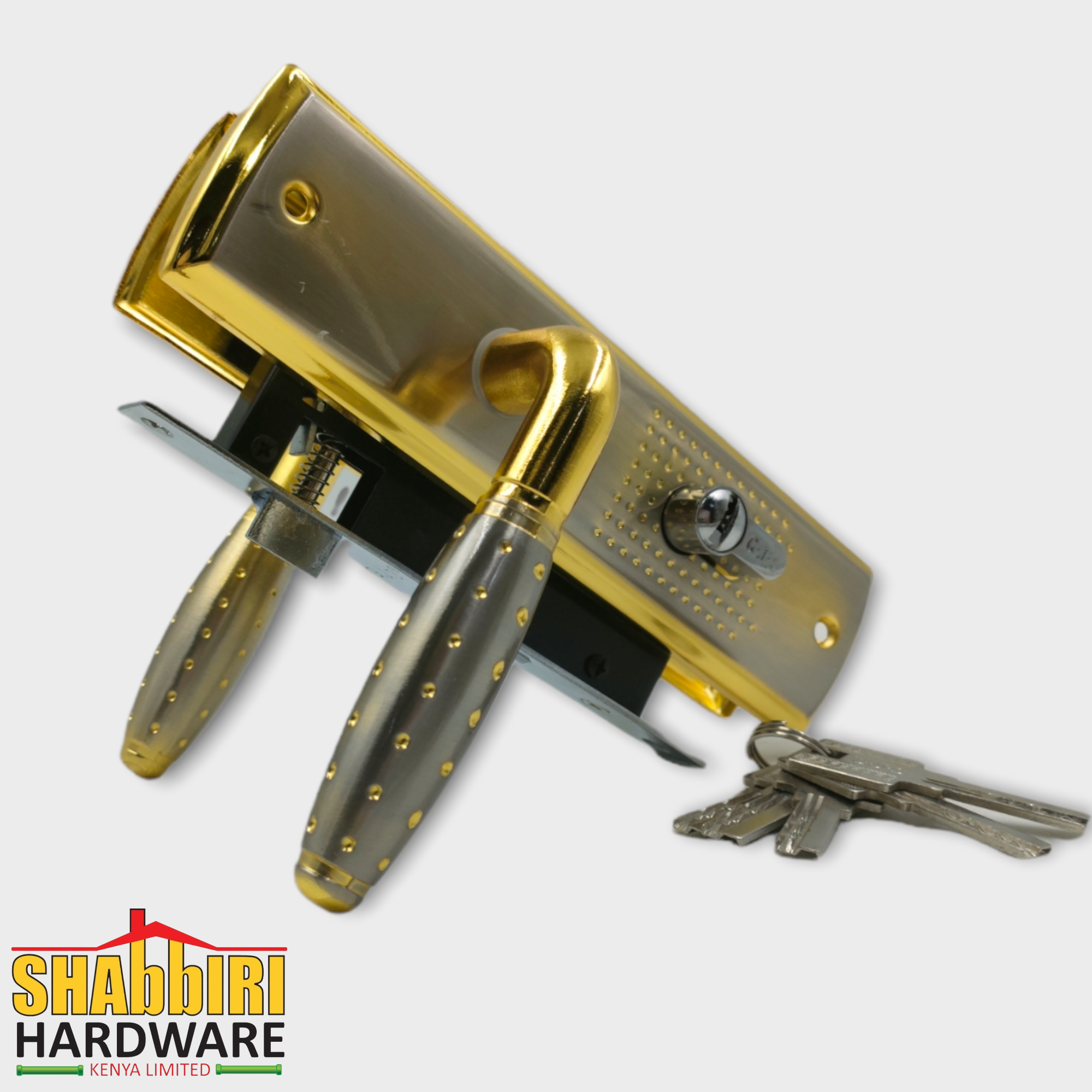 GJS CYLINDER LOCK JS782 GOLD SMALL