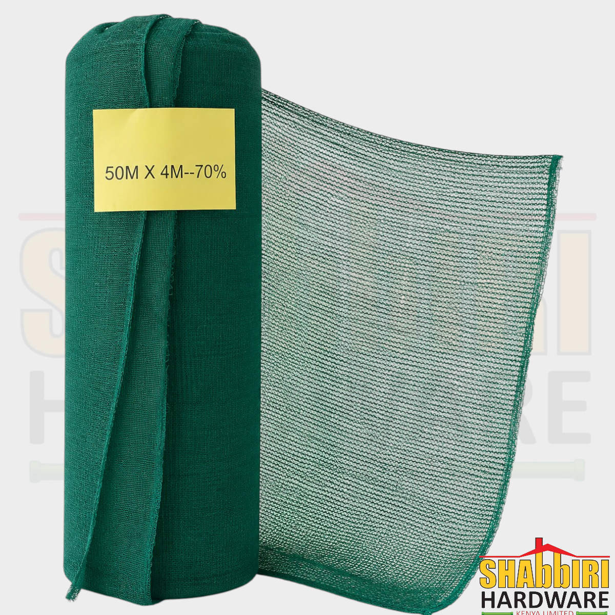 Green Shade Net 70% – 50m x 4m