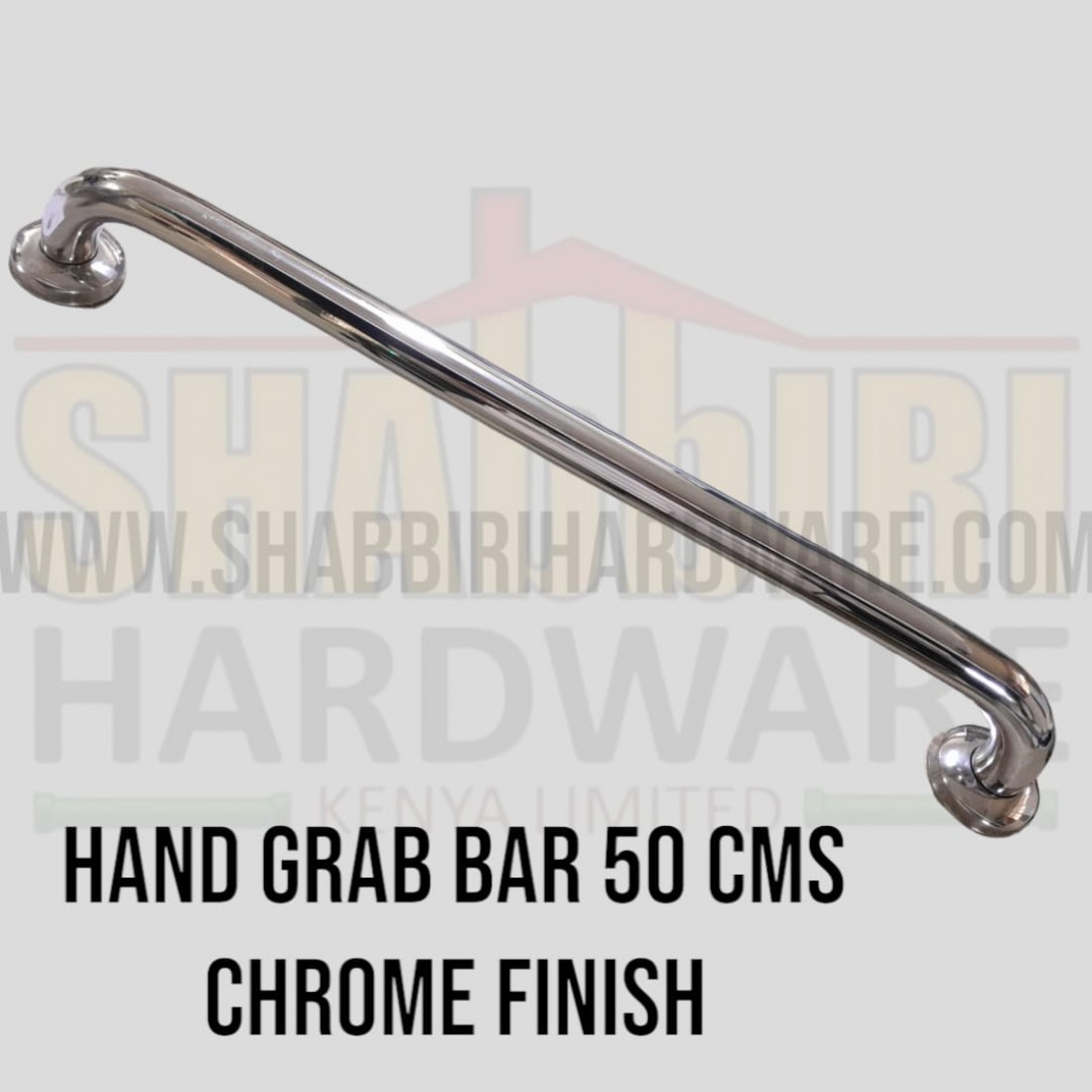 HAND GRAB BAR - CHROME FINISH 50CMS LONG