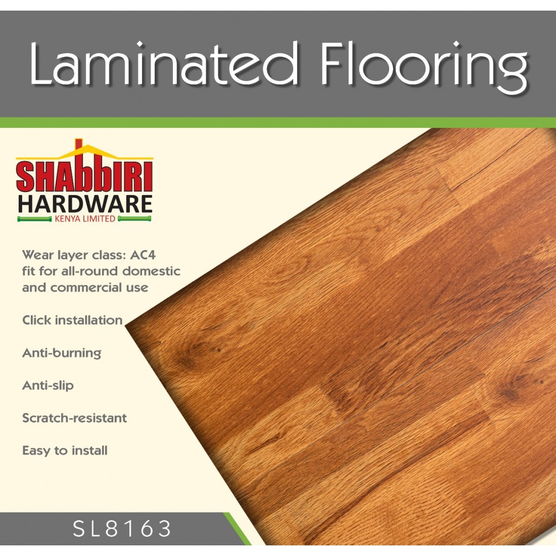 LAMINATED FLOORING SL8163