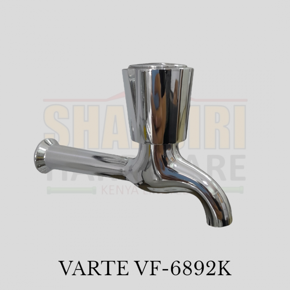 VARTE LONG NECK CHROME BIB TAP 1/2"
