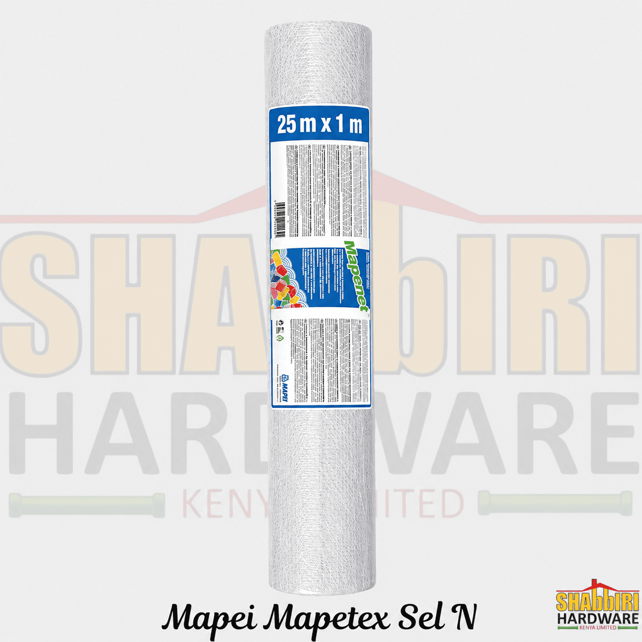 Mapei Mapetex Sel N Non-Woven Polypropylene Waterproofing Reinforcement Fabric (25m × 1m Roll)