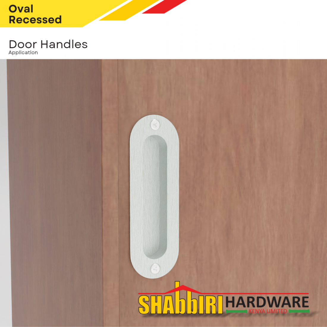 OVAL RECESSED HANDLE
