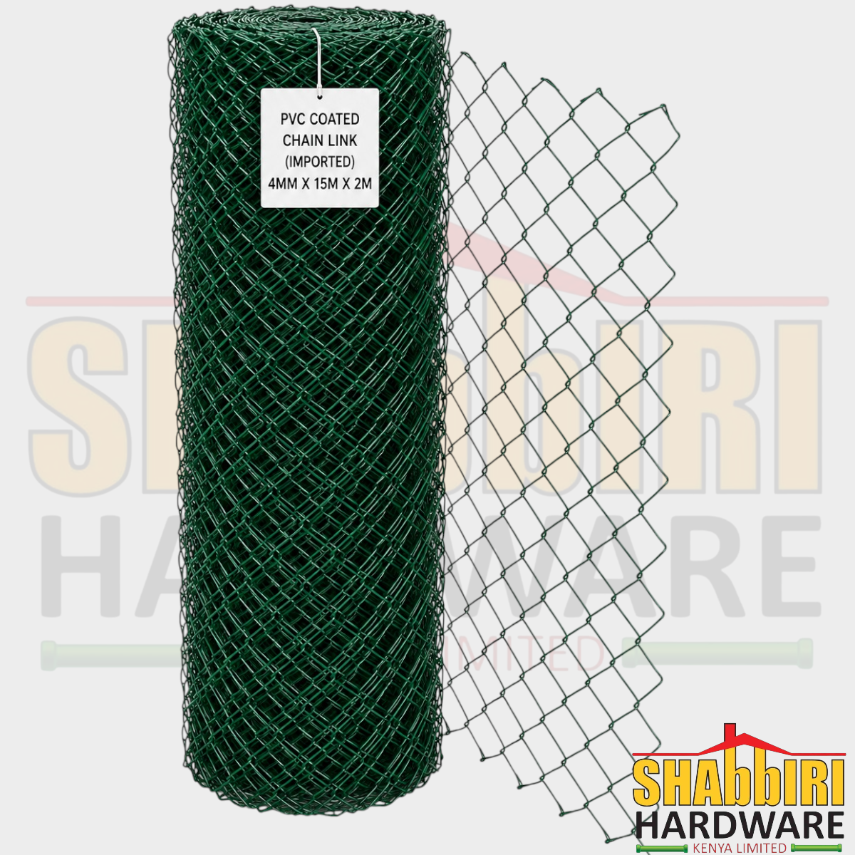 PVC Coated Chain Link Fence Imported 4mm – 15m x 2m