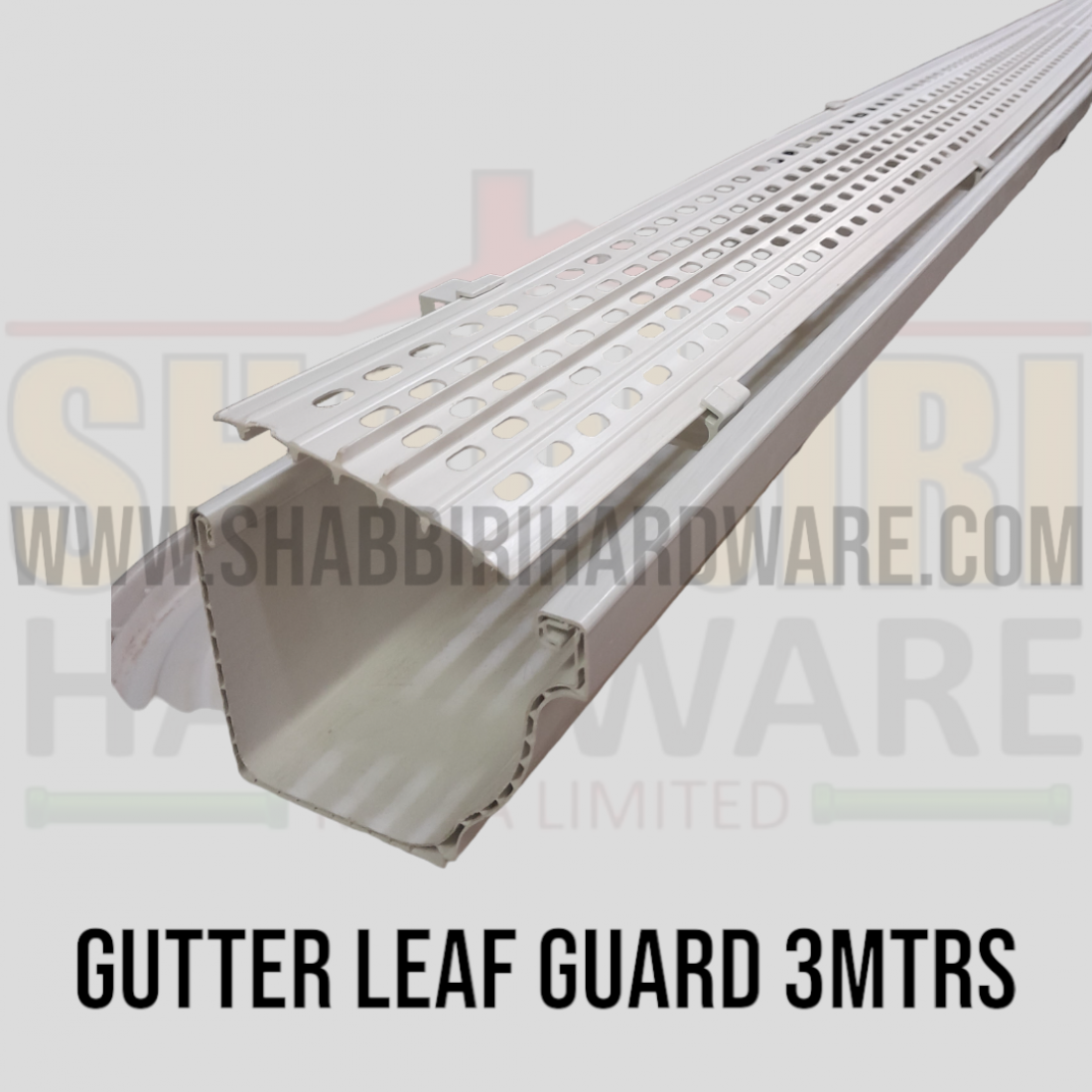 SQUARE GUTTER LEAF GUARD 4 MTR