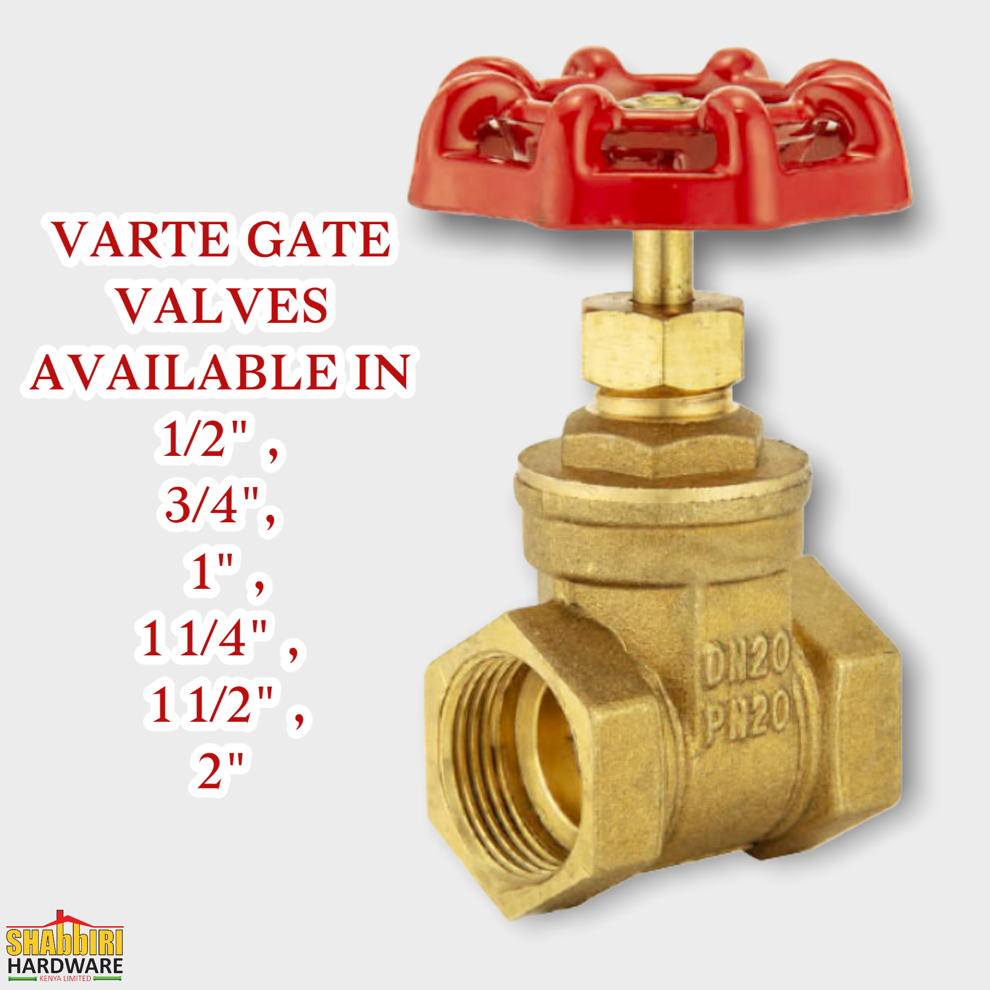 VARTE GATE VALVE 1 1/2"