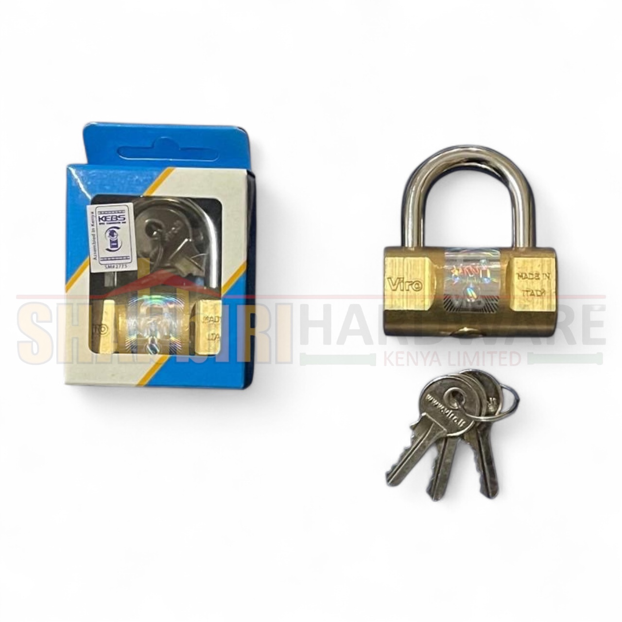 VIRO 105 Cylindrical Padlock 80mm