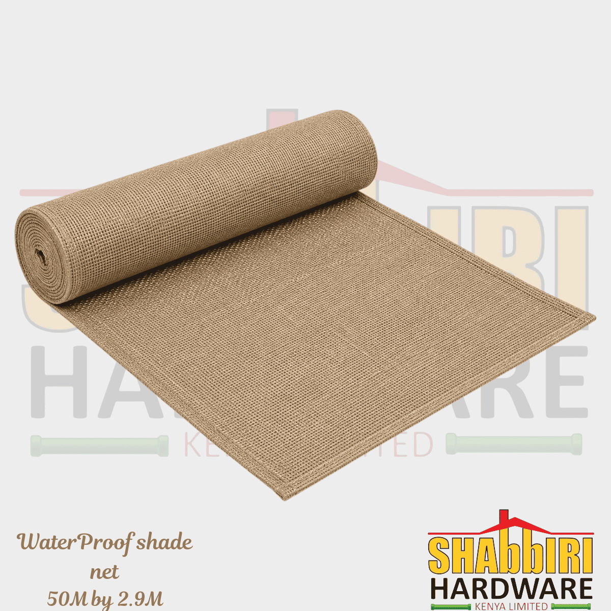 Waterproof Beige Shade Net 50m x 2.9m