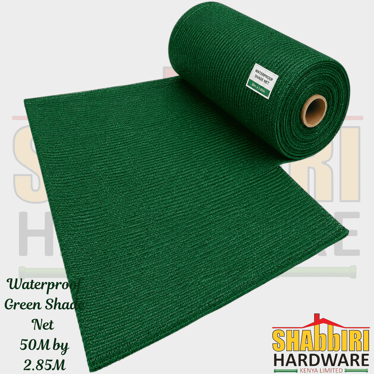 Waterproof Green Shade Net 50m x 2.85m